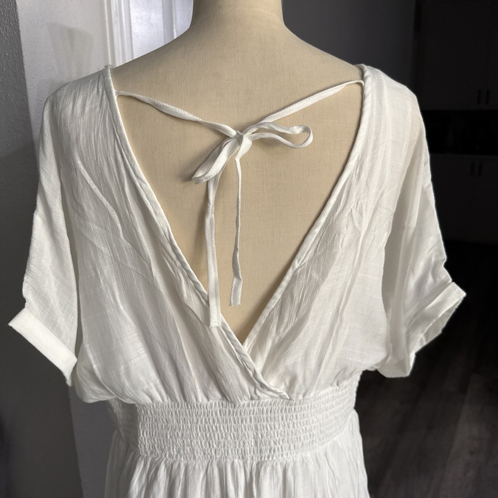 Anthropologie J Gee XL Maxi Dress Cottagecore Romantic Beach Coquette Feminine - Picture 7 of 10